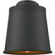 Franklin Restoration Addison 1 Light 5 inch Matte Black Mini Pendant Ceiling Light in Incandescent, Franklin Restoration
